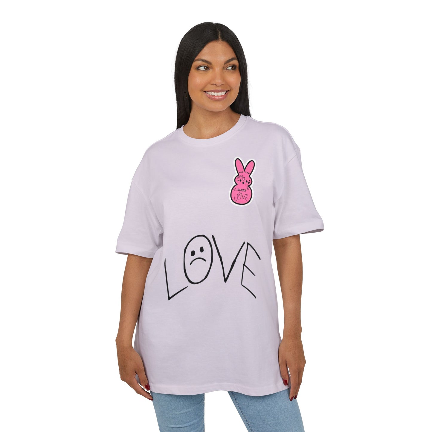 LOVE  & ליל פיפ Cry Baby Back Oversized