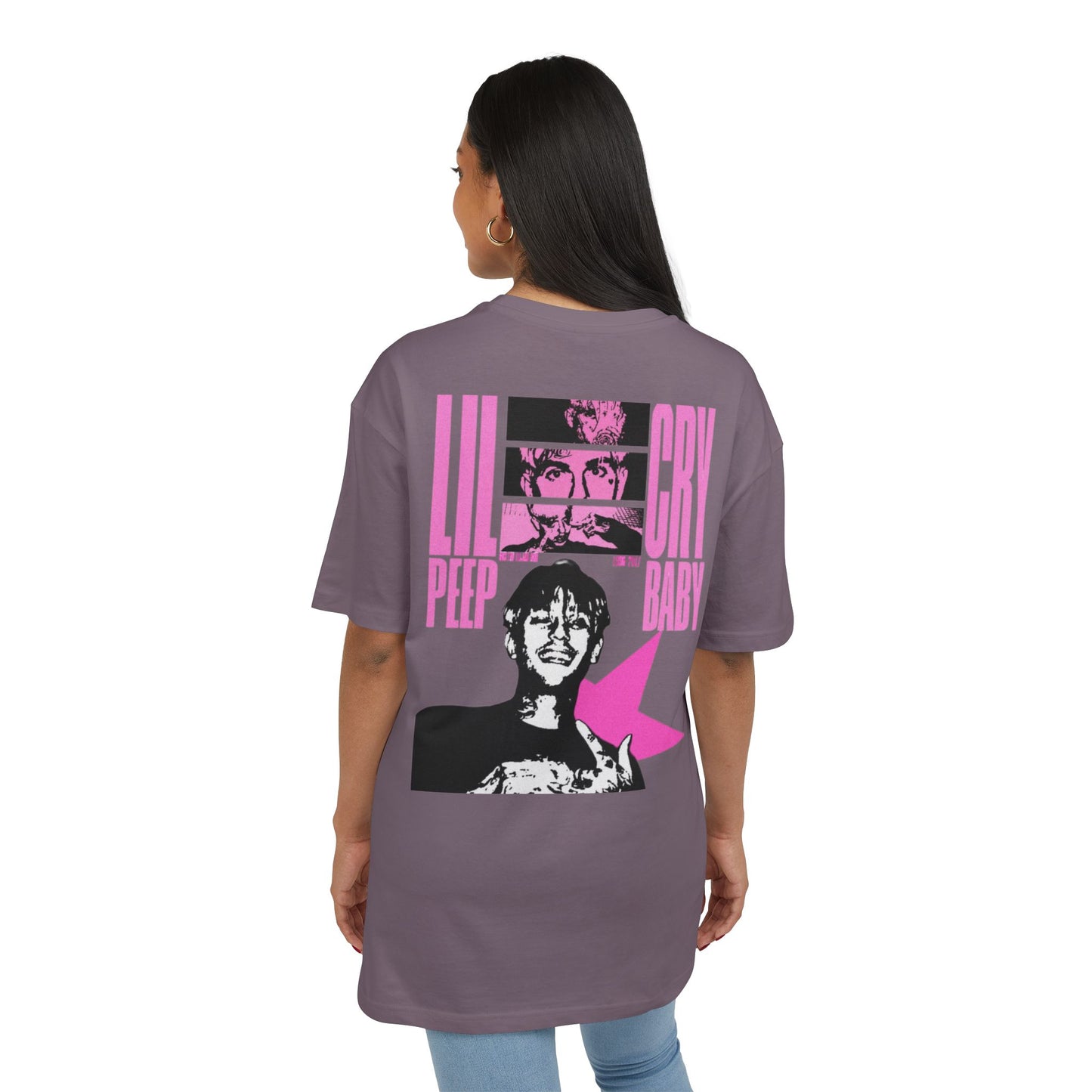 LOVE  & ליל פיפ Cry Baby Back Oversized