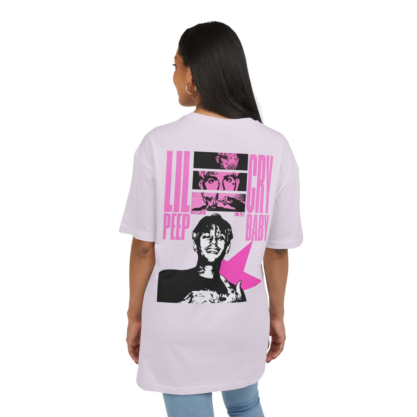 LOVE  & ליל פיפ Cry Baby Back Oversized