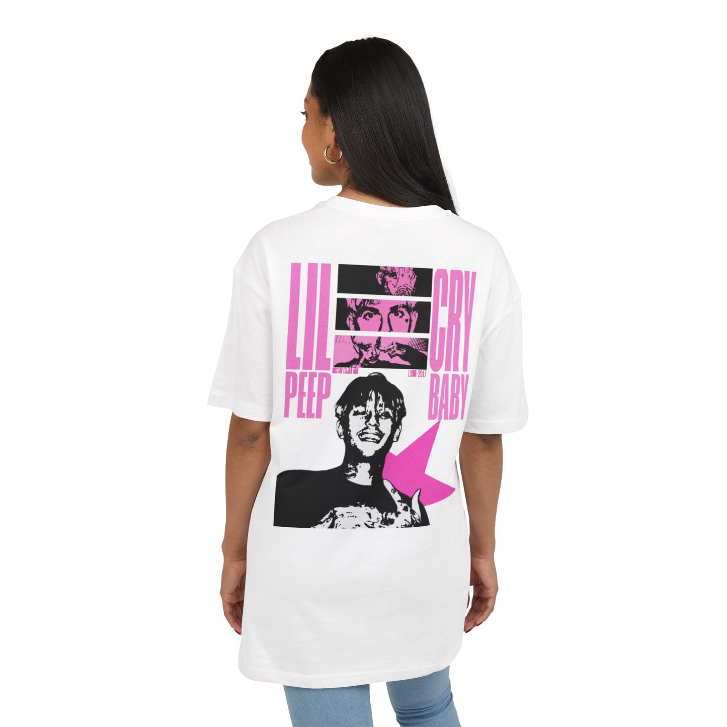 LOVE  & ליל פיפ Cry Baby Back Oversized