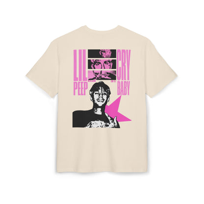 LOVE  & ליל פיפ Cry Baby Back Oversized