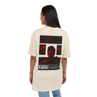 Scarface Movie Poster Tee — Retro Red & Black Graphic T‑Shirt
