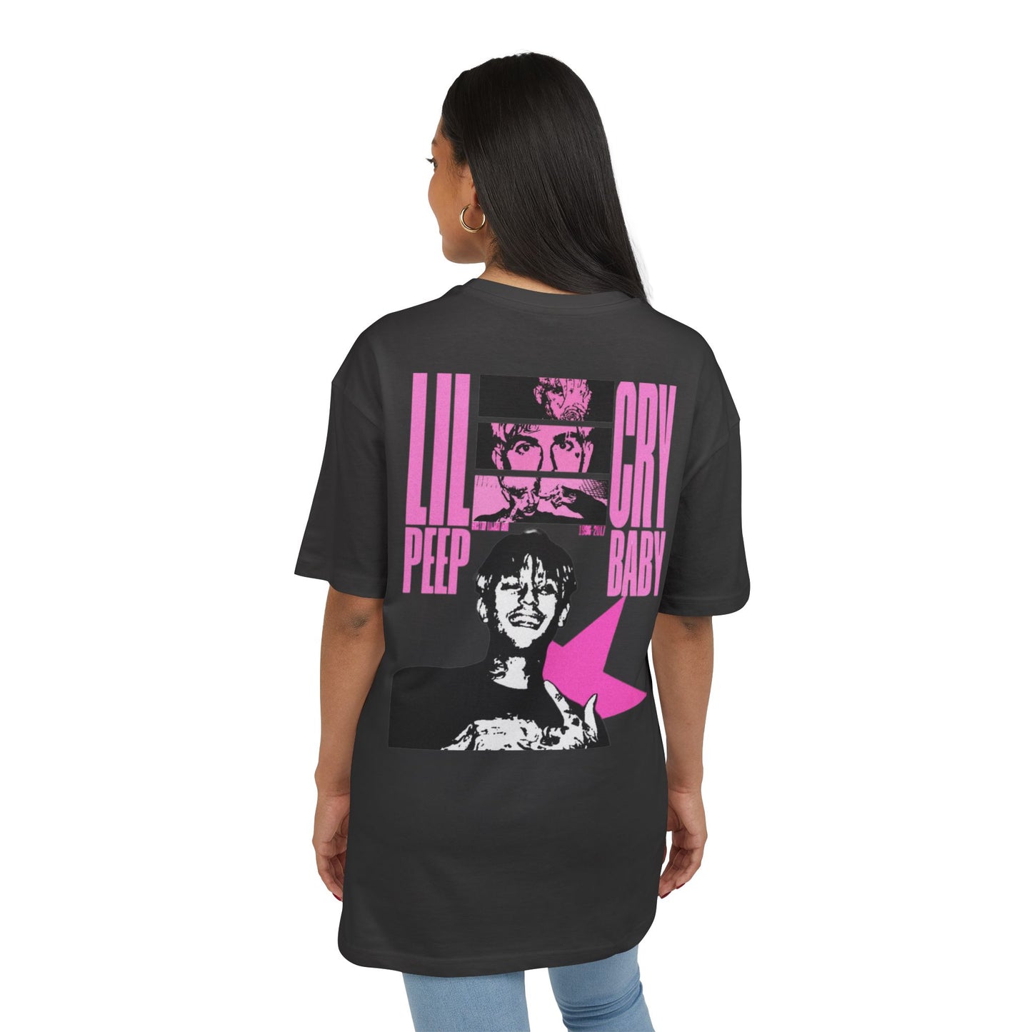 LOVE  & ליל פיפ Cry Baby Back Oversized