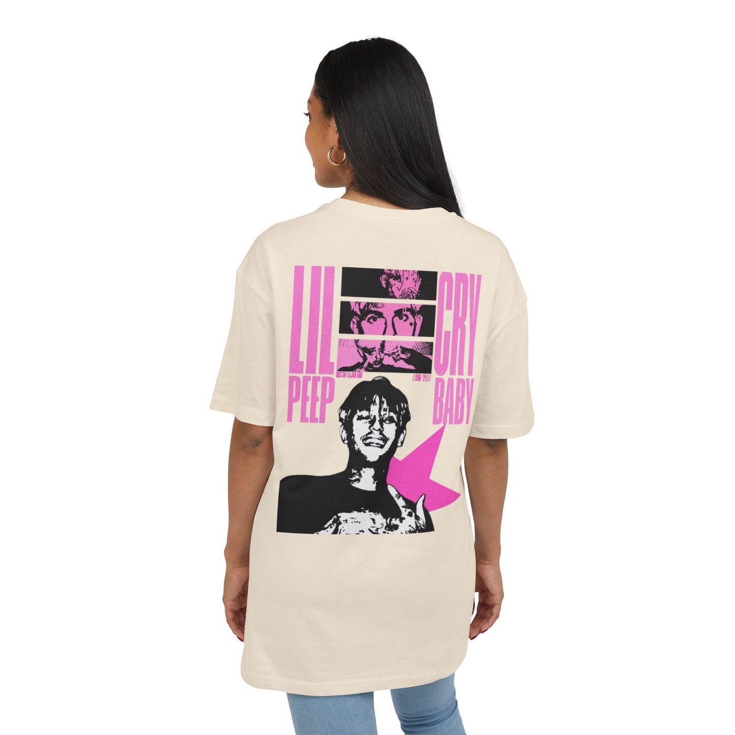 LOVE  & ליל פיפ Cry Baby Back Oversized